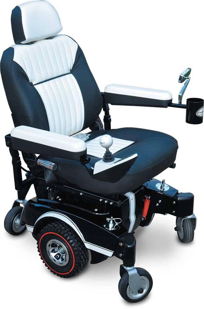 A custom wheelchair by The Chair Doctor